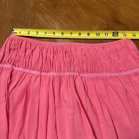 Banana Republic Bubblegum Pink Mini Skirt Size 0 Barbiecore Girlhoodcore Ballet - Picture 11 of 13